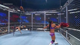 Becky Lynch Jumped Off The Cage To Win The Women’s War Games At WWE Survivor Series
