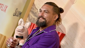 Noted Animal Lover Jason Momoa Adopted A Real Pet Pig To Go Along With His Fake Pet Pig