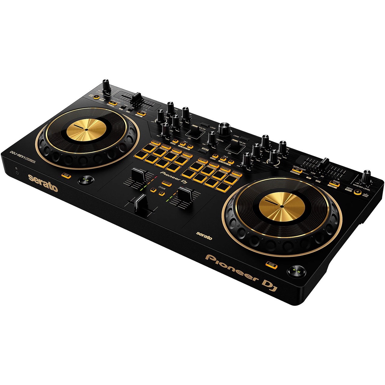 Pioneer DJ DDJ-REV1-N Serato Performance DJ Controller in Limited-Edition Gold