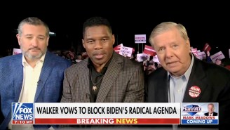 ‘This Erection Is For The People’: Herschel Walker Gave Us A Freudian Slip For The Ages While Awkwardly Sandwiched Between Babysitters Ted Cruz And Lindsey Graham On Fox News
