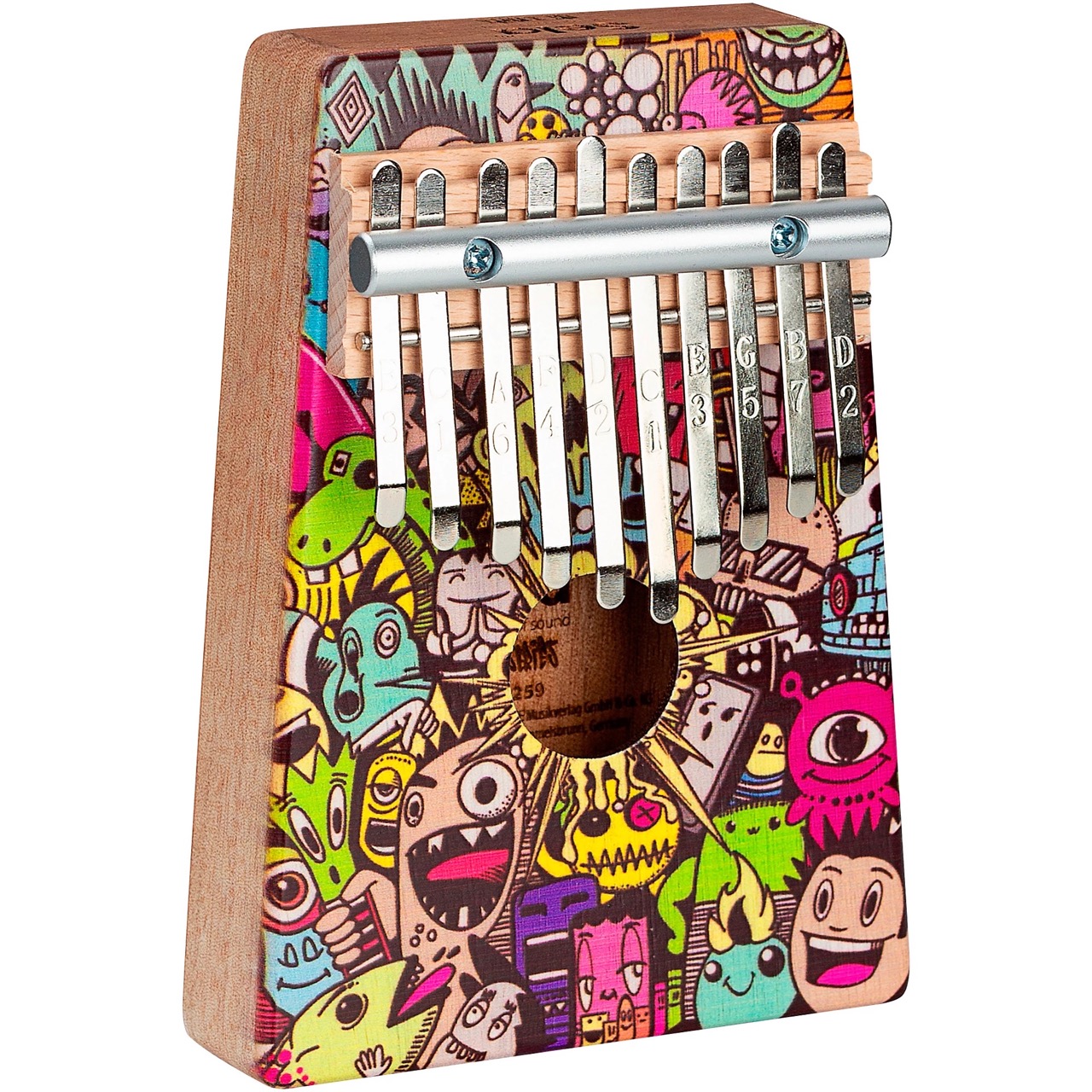 Sela Kalimba Art Series 10 Key Little Monster