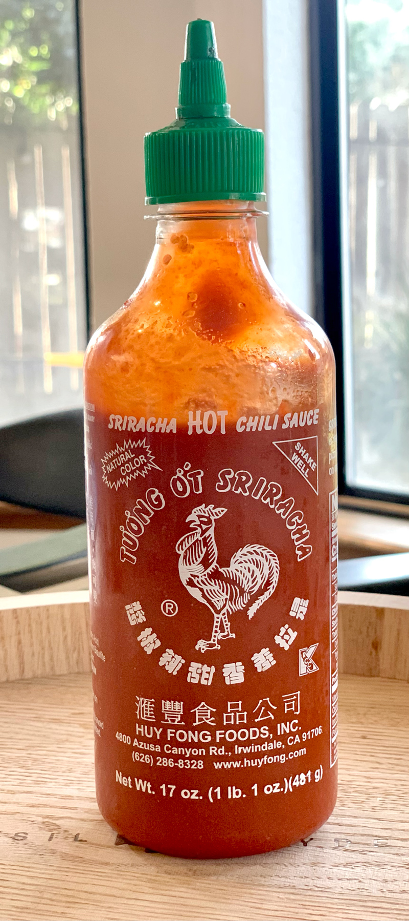 Huy Fong Sriracha sauce