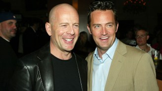 Matthew Perry Said Bruce Willis Only Appeared On ‘Friends’ Because He Lost A Bet (Then Won An Emmy)