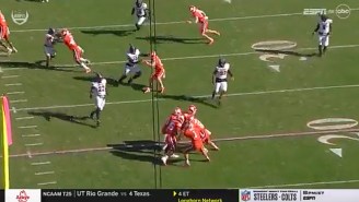 Clemson Tried Something Very Unnecessary On A Kickoff Return That Ended In A Fumble