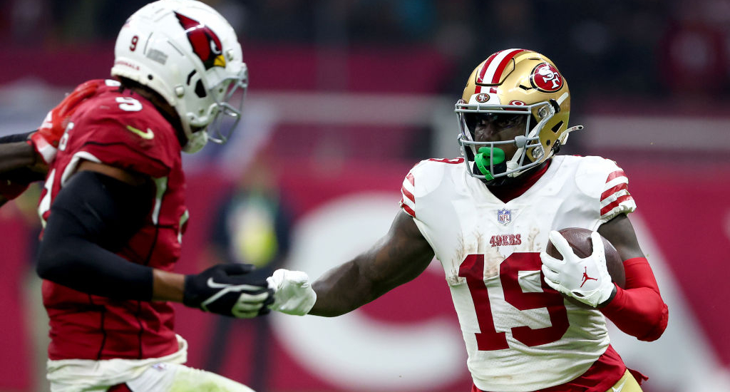 Deebo Samuel scores beauty of a touchdown vs. Cardinals