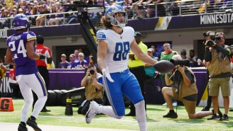 The Lions Are Trading Tight End TJ Hockenson To The Vikings