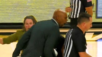 Vanderbilt Coach Jerry Stackhouse Had To Be Escorted Off The Court After Going Ballistic On The Officials