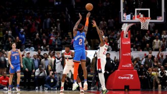 Shai Gilgeous-Alexander Drilled A Stepback Three To Beat The Wizards