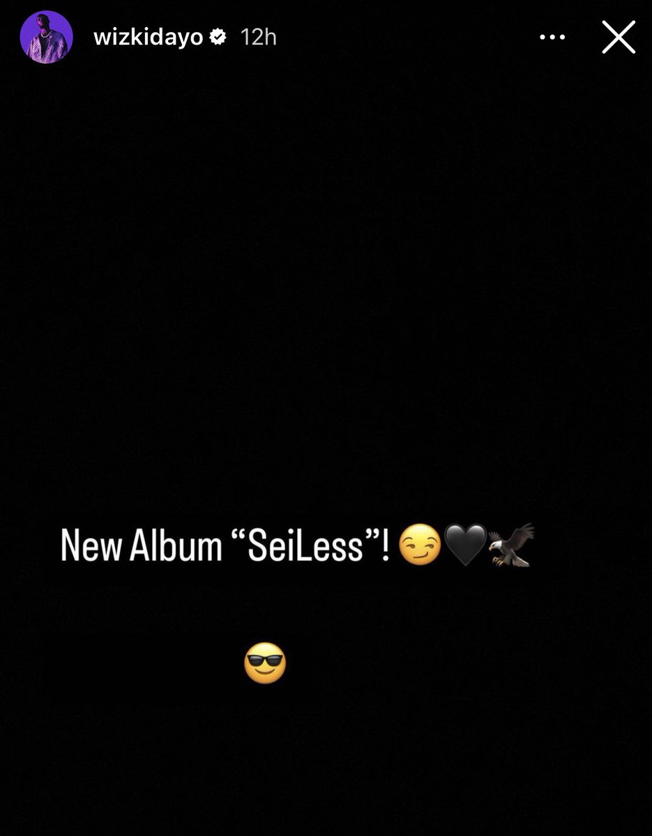 wizkid IG story