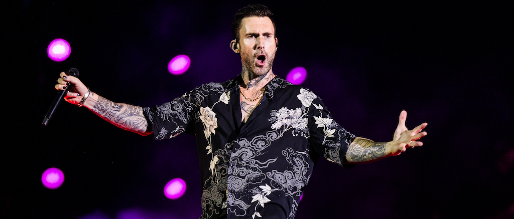 Adam Levine March 2022 Maroon 5 World Tour
