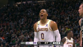 Russell Westbrook Counted Down While Giannis Antetokounmpo Shot A Free Throw