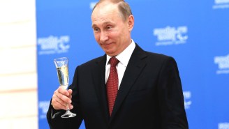A Champagne-Clutching Vladimir Putin Actually Blamed Ukraine For Russia’s Attacks On Civilian Infrastructure: ‘Who Started It?’