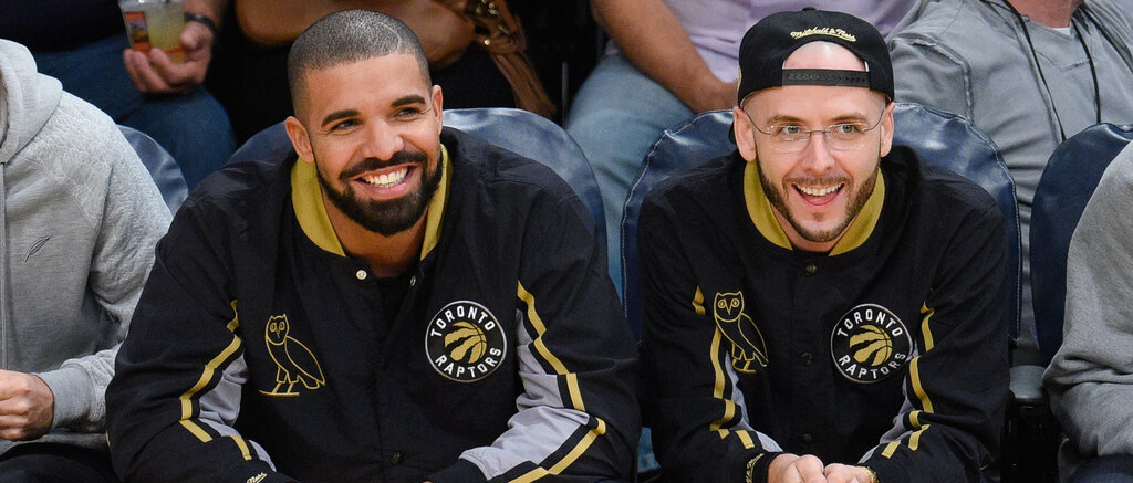 Drake Noah Shebib 2015 Lakers vs Raptors Game