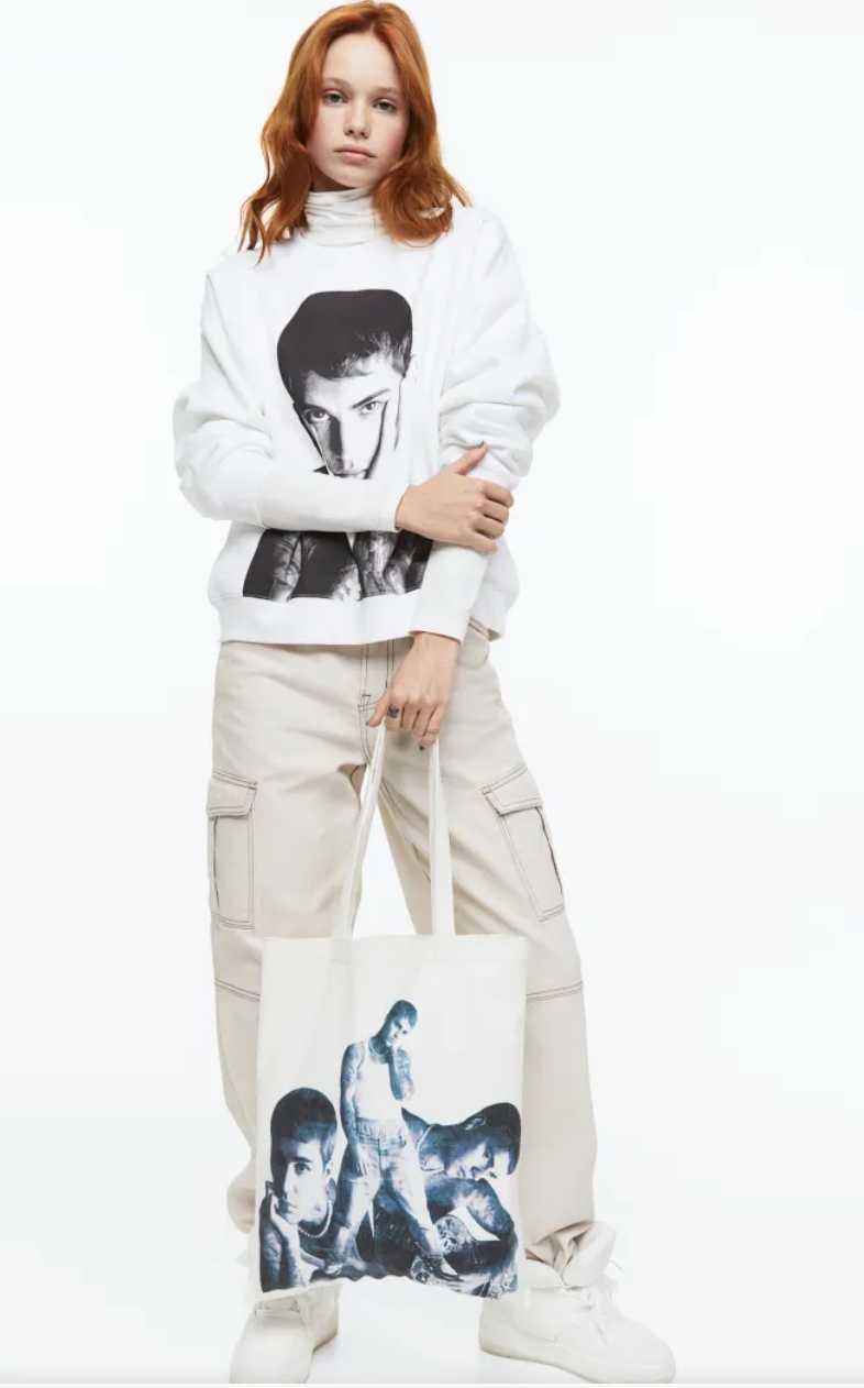 H&M Justin Bieber Merch Campaign Photo