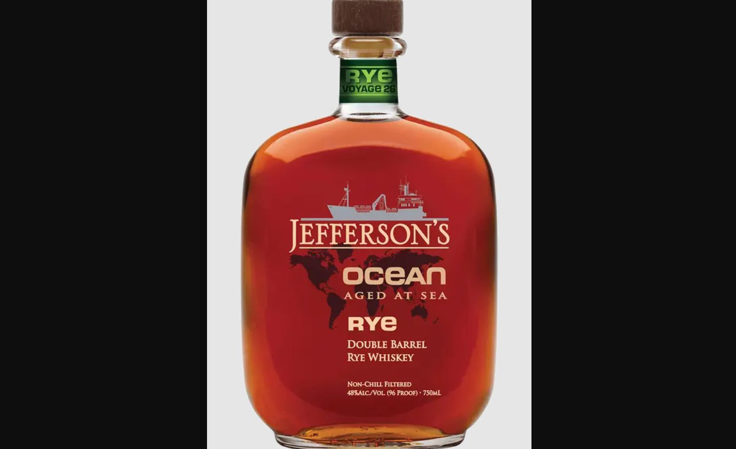 Jefferson’s Ocean Aged at Sea Double Barrel Rye