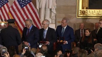 Mitch McConnell And Kevin McCarthy Got Coldly Snubbed Publicly By Jan. 6 Congressional Medal Honorees And People Loved It
