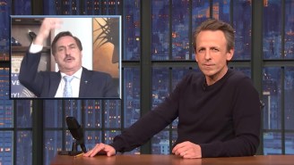 Seth Meyers Is Slightly Horrified That Former Crack Addict/Current Deranged Person Mike Lindell Could Soon Be Running The Republican Party