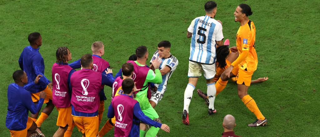 netherlands argentina world cup brawl