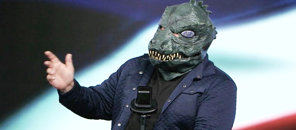 Alex Jones Kanye Lizard Mask