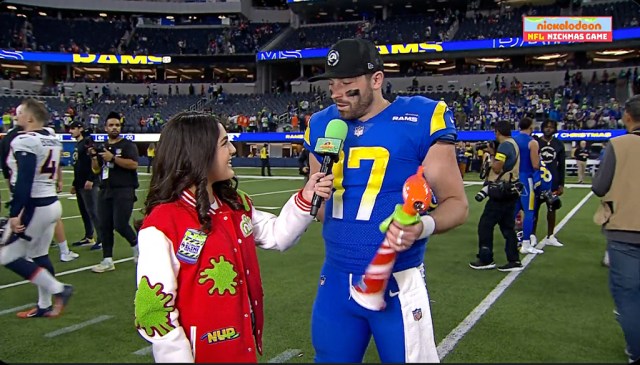 Nickelodeon is breaking out the slime for Broncos vs. Rams on Christmas Day