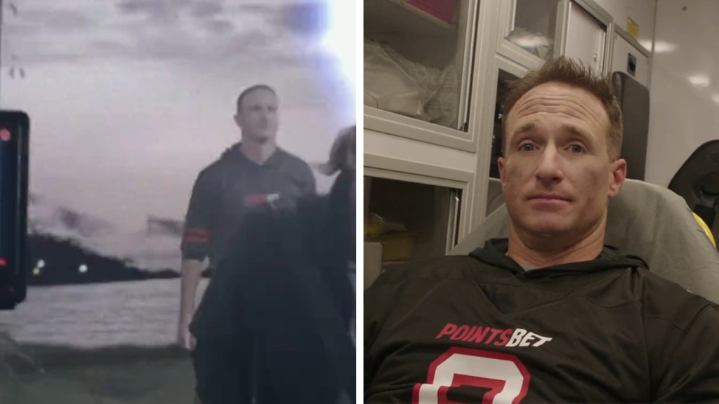 Video of Drew Brees being struck by lightning goes viral, online casino  releases statement - On3