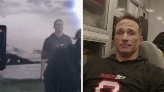 No, Drew Brees Did Not Get Hit By Lightning, It Was An Ad