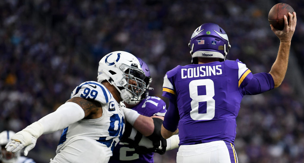 Vikings overcame a massive win probability discrepancy vs. Colts