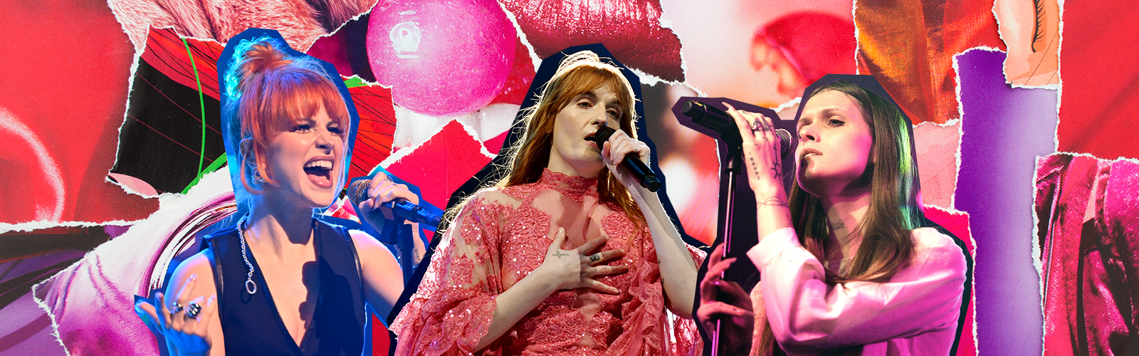 Hayley Williams, Florence Welch, Ethel Cain