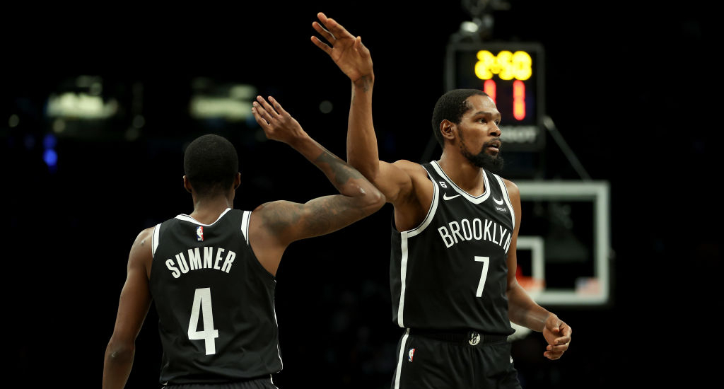 The Nets Took A 91-51 First Half Lead Over The Warriors