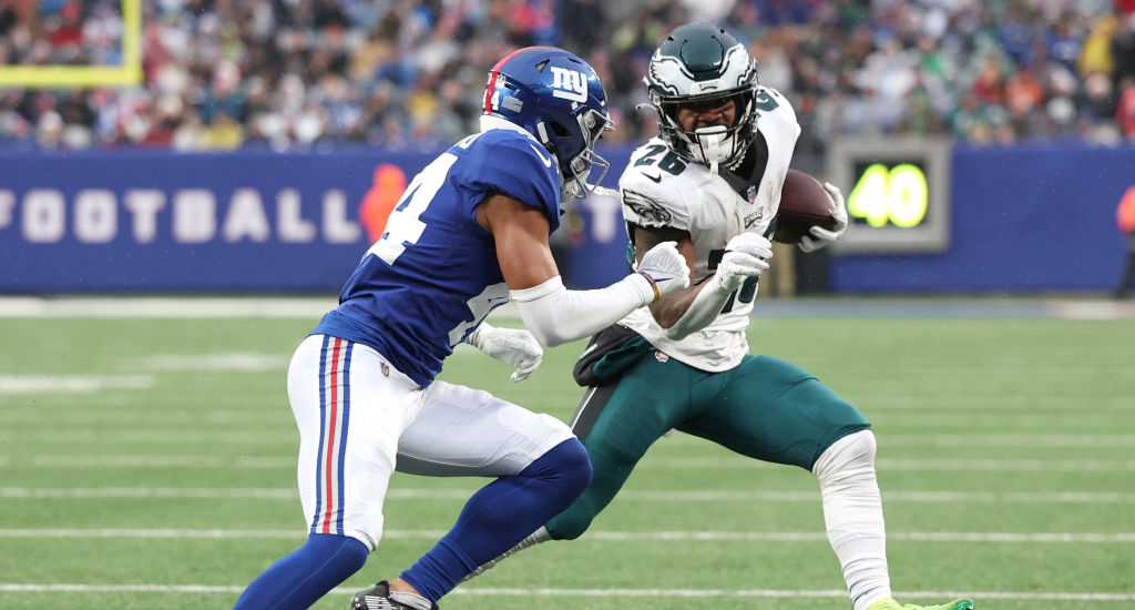 Eagles' Miles Sanders playing with chip on his shoulder as one of