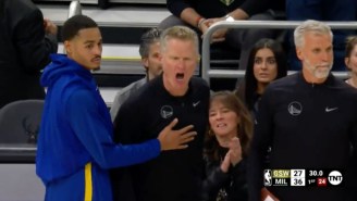 A No-Call On Steph Curry Led To Steph And Steve Kerr Going Ballistic And Picking Up Technicals