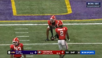 Georgia Caught LSU Napping And Scored A Touchdown On A Blocked Field Goal In The SEC Title Game