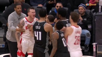 Four Players Were Ejected After Malik Monk And Garrison Mathews Got Into It During Kings-Rockets