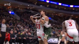 Brook Lopez Got Ejected After Taking Off Gary Trent Jr’s Headband In A Bucks And Raptors Skirmish