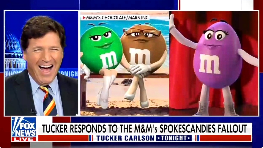 Tucker Carlson Not Hot For 'Distinctly Frumpy Lesbian M&Ms