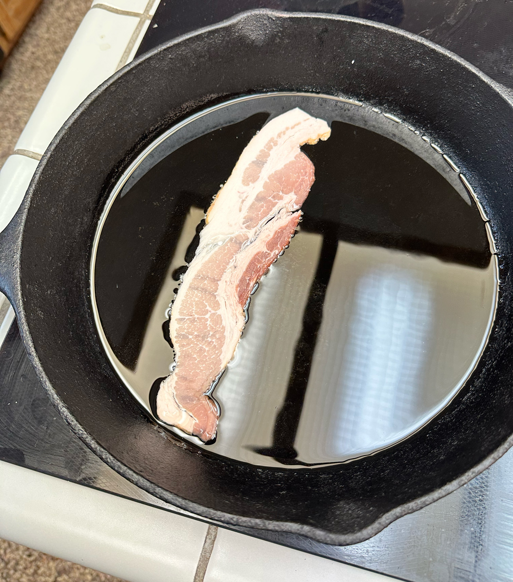 Bacon in Vegetable Oil