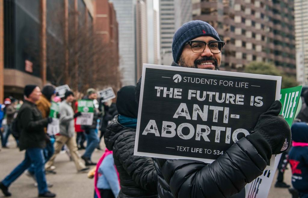 Pro-life rally in Dallas, Texas