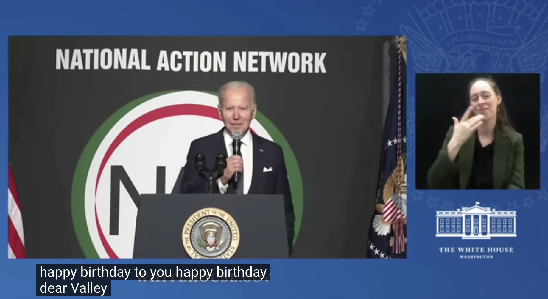 Joe Biden Happy Birthday cc