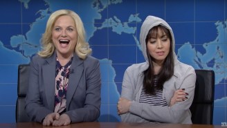 Aubrey Plaza Brought Back The Eternally Cranky April Ludgate With Amy Poehler’s Leslie Knope For A ‘Parks And Rec’ Reunion On ‘SNL’