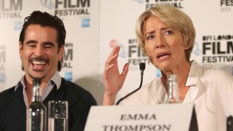 Things Got A Little Saucy In An Interview With Colin Farrell And Emma Thompson (That Was Mostly About Loneliness)