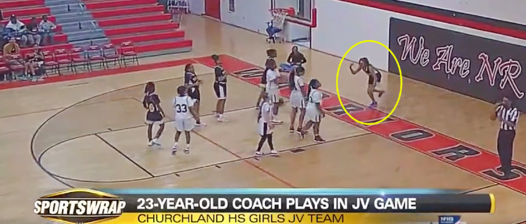 A 22-Year-Old Assistant Played In A Girls JV Basketball Game