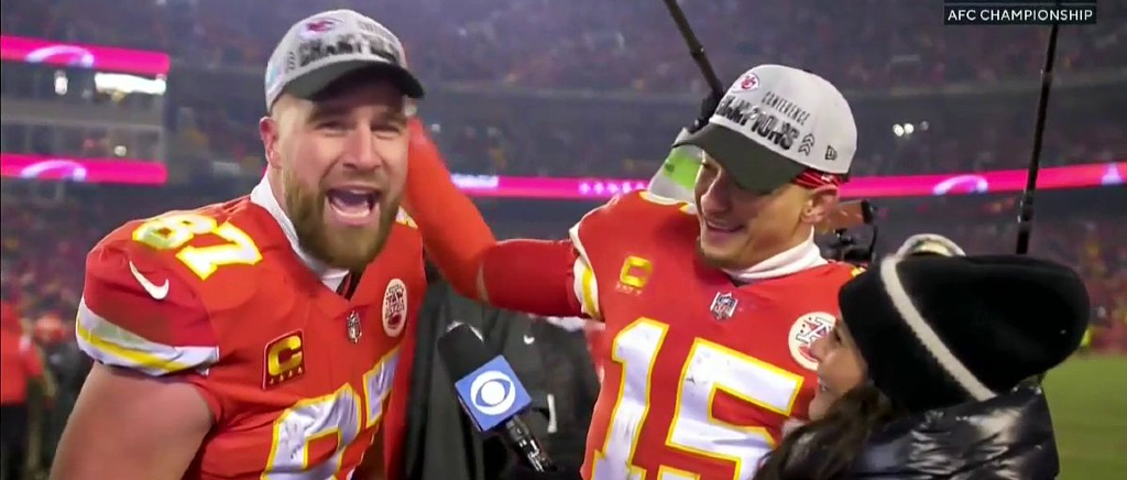 travic kelce patrick mahomes