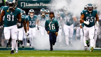 Lil Uzi Vert Walked Out With The Philadelphia Eagles To Kick Off Their Victorious NFC Championship Game