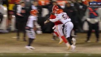 A Late Hit On A Patrick Mahomes Scramble Set Up The Chiefs Game-Winning Field Goal