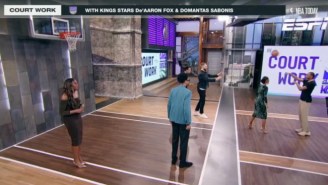 De’Aaron Fox And Domantas Sabonis Walking ‘NBA Today’ Through Sacramento’s ‘Pistol 5’ Action Was Outstanding Television