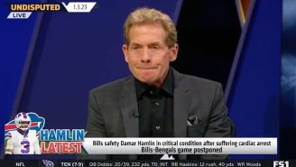 Skip Bayless Awkwardly Apologized On-Air For His Impossibly Bad Tweet In Response To Damar Hamlin’s Cardiac Arrest During ‘Monday Night Football’