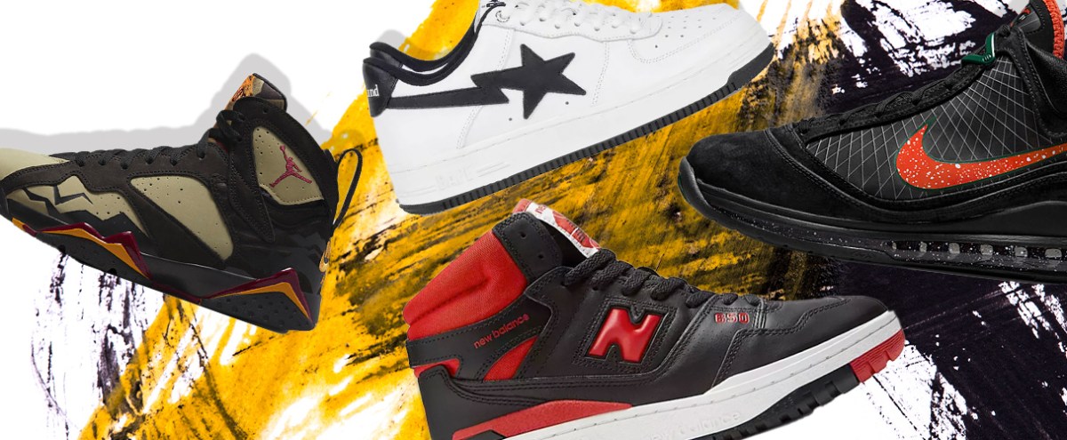 SNX DLX: The Week’s Best Sneaker Drops, Featuring BRED-Inspired New Balances & A JJJJound BAPE STA