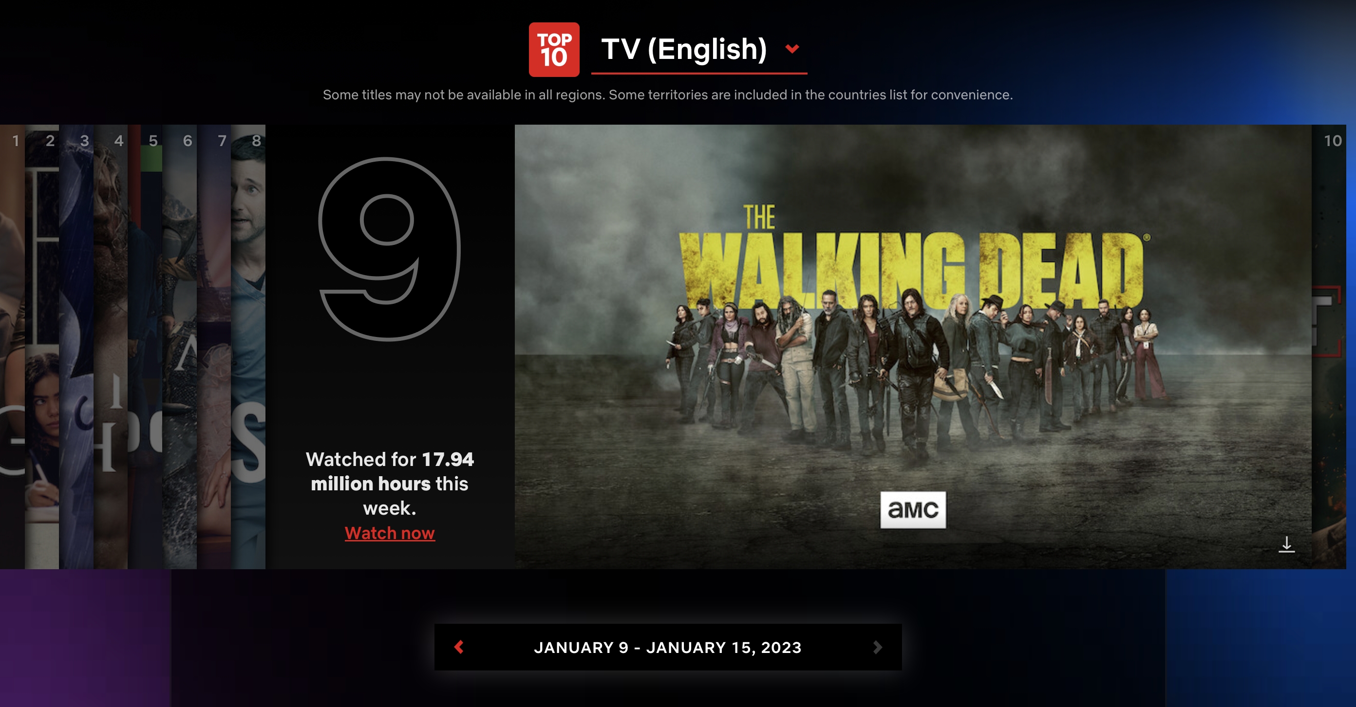 The Walking Dead/Netflix Screencap
