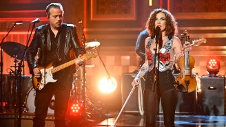 Amanda Shires And Jason Isbell Celebrated Valentine’s Day On ‘The Tonight Show Starring Jimmy Fallon’
