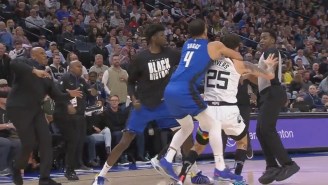 A Brawl Broke Out During Magic-Wolves After Austin Rivers And Mo Bamba Got Into It